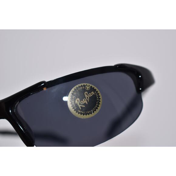 VINTAGE Ray-Ban Sport Shield Sunglasses Black Bausch & Lomb - Picture 6 of 9